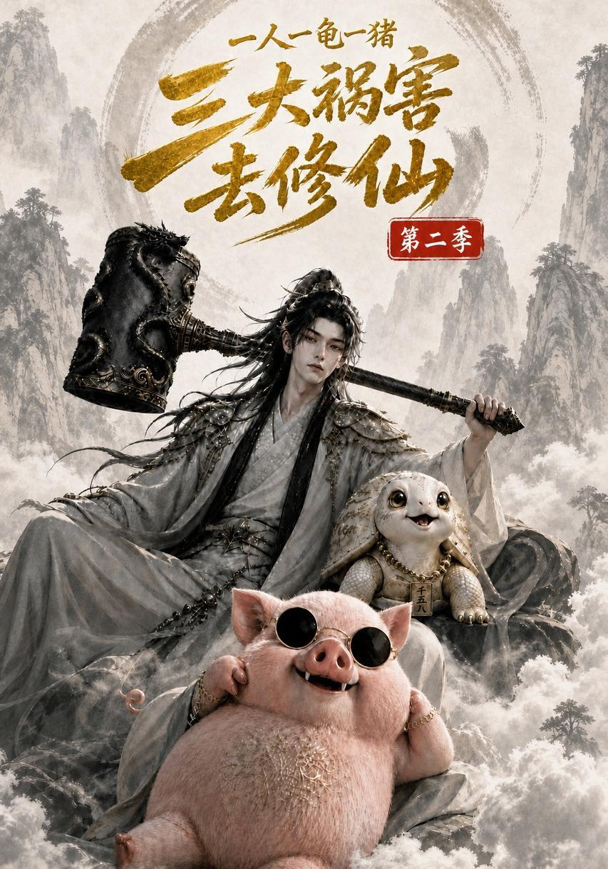 一人一龟一猪,三大祸害去修仙